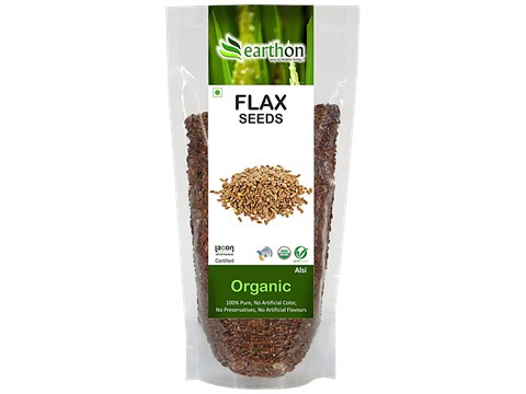 Earthon Organic Flax Seeds/Alsi, 200 g