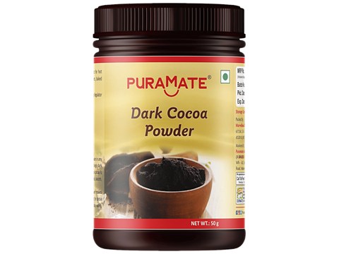Puramate Dark Cocoa Powder, 50 g