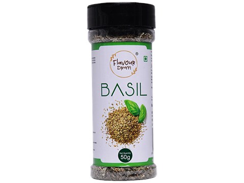 Flavour Drum Basil Seasoning - Loaded With Nutrients, 50 g