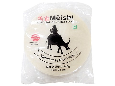 Meishi Vietnamese Gluten Free Spring Rice Paper Roll, 340 g