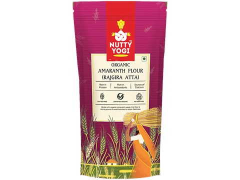 Nutty Yogi Amaranth Flour - Gluten Free, 500 g