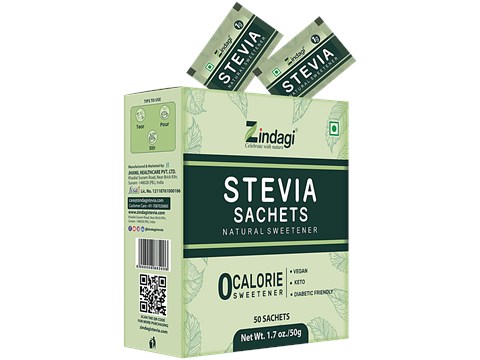 Zindagi Stevia Sachets, 50 Sachets
