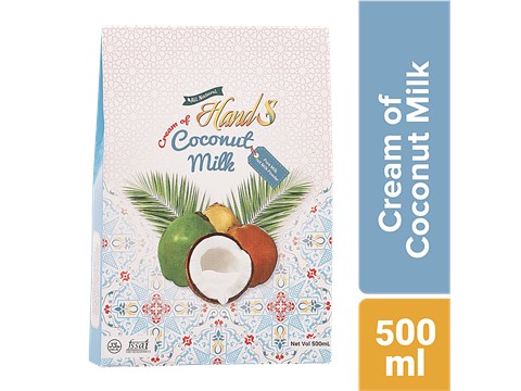 HandS Cream Of Coconut Milk - 6% Fat, Natural & Real Taste, 200 ml