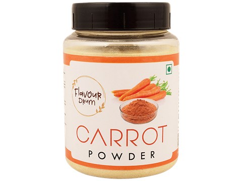 Flavour Drum Carrot Powder - Improve Eye & Skin Health, 200 g