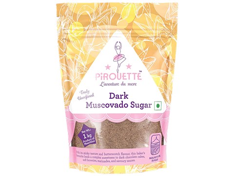 Pirouette Dark Muscovado Sugar - Unrefined, 1 kg