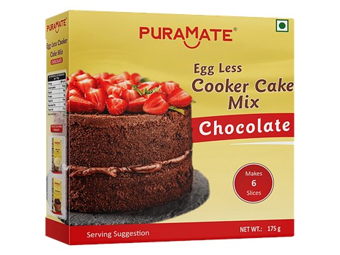 Puramate Cooker Cake Mix - Chocolate, 175 g