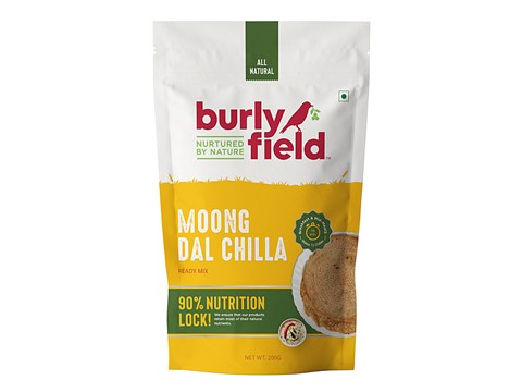 Burlyfield Moong Dal Chilla - Ready Mix, Natural, Rich In Protein, Minerals, 200 g