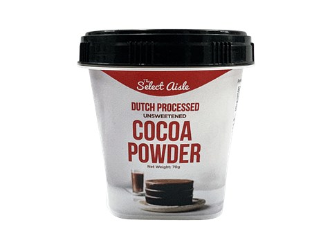 The Select Aisle Dutch Processed Cocoa Powder - Unsweetened, 70 g