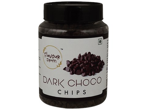 Flavour Drum Dark Choco Chips - Used For Desserts, 250 g