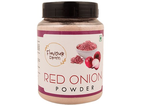 Flavour Drum Red Onion Powder - Natural, With No Preservatives, 200 g