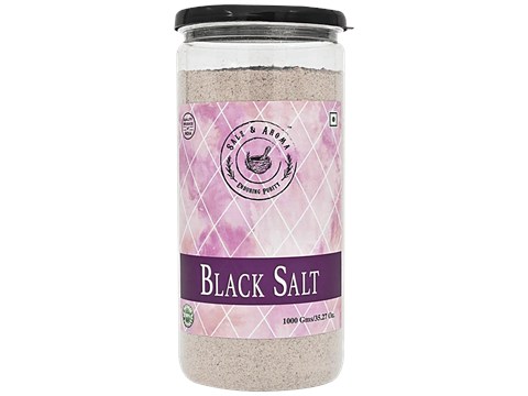 Salz & Aroma Black Salt Powder, 1 kg