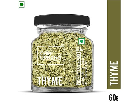 Chef Urbano Thyme - Natural & Pure, Cholesterol-free, Sodium-free, Low In Calories, 60 g