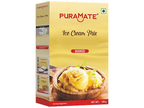 Puramate Ice Cream Mix - Mango, 100 g