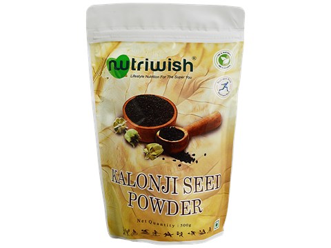 Nutriwish Kalonji Seed Powder - Supports Immunity, 500 g