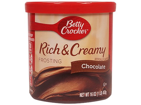 Betty Crocker Rich & Creamy Frosting - Chocolate, Imported, 453 g