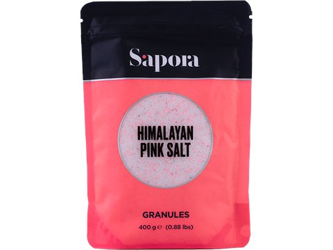 Sapora Himalayan Pink Salt Granules, 400 g