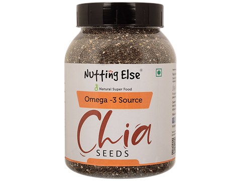 NUTTING ELSE Chia Seeds - Rich In Omega - 3 & Protein, 350 g