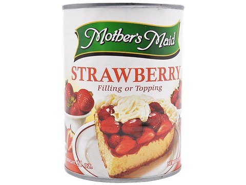 Mothers Maid Filling or Topping - Strawberry, 595 g