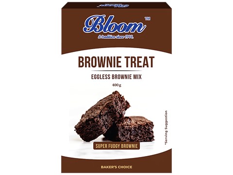 Bloom Brownie Treat - Eggless Cake Mix, 400 g