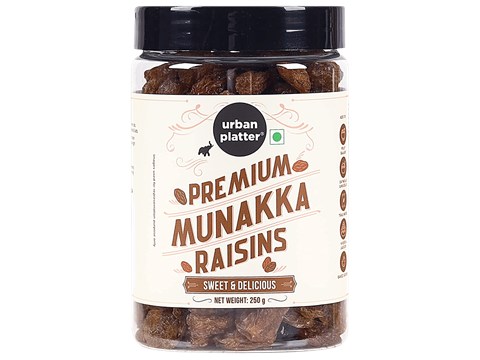 Urban Platter Afghan Munakka Raisins, 250 g