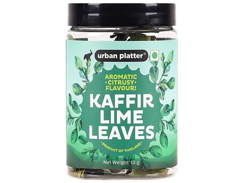 Urban Platter Kaffir Lime Leaves - Aromatic Citrusy Flavour, 10 g