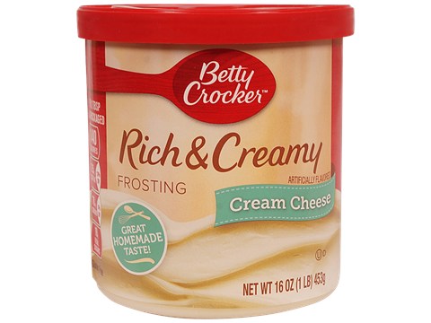 Betty Crocker Rich & Creamy Frosting - Cream Cheese, Imported, 453 g