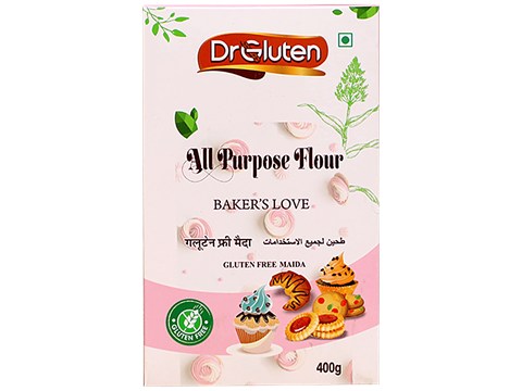 DrGluten All Purpose Flour - Gluten Free Maida Replacer, 400 g
