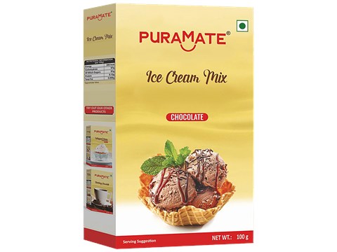 Puramate Ice Cream Mix - Chocolate, 100 g