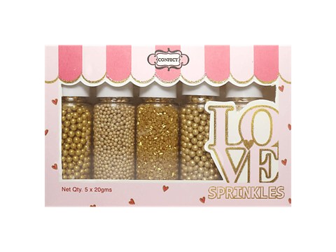 Confect Disco Ball Mashup Sprinkles - Love For Baking, 100 g