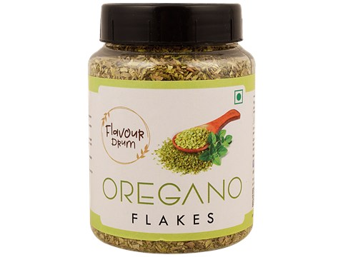 Flavour Drum Oregano Flakes - High In Antioxidants, Reduces Inflammation, 100 g