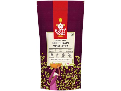 Nutty Yogi Multigrain Missi Atta - Gluten Free, 500 g