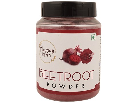 Flavour Drum Beetroot Powder - Rich In Vitamin A, Calcium & Protein, 200 g