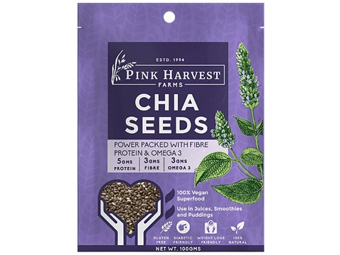 Pink Harvest Farms Chia Seeds - Small, 100 g