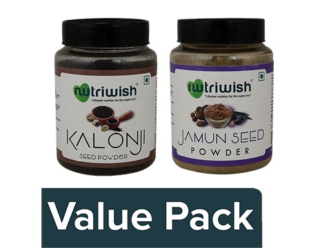 Nutriwish Jamun Seed Powder - Manages Diabetes & Obesity, 200 g
