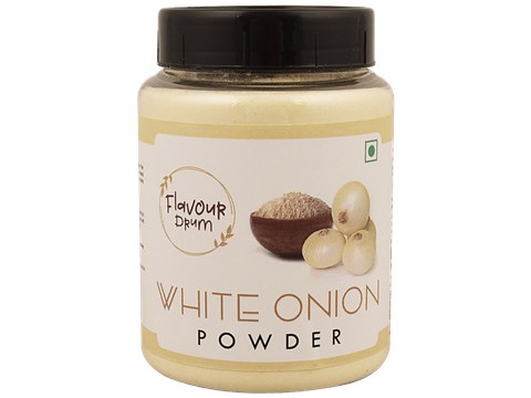 Flavour Drum White Onion Powder - Calcium, Manganese & Dietary Fibre., 200 g