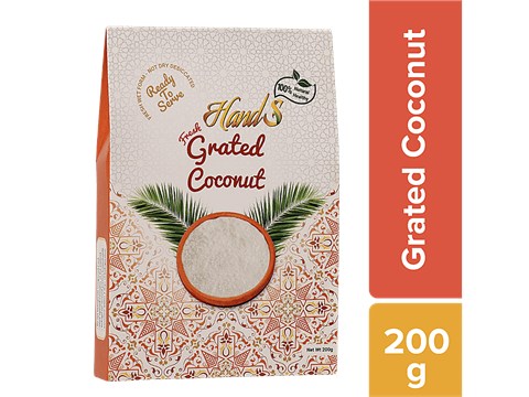 HandS Fresh Grated Coconut - Natural & Real Taste, 500 g