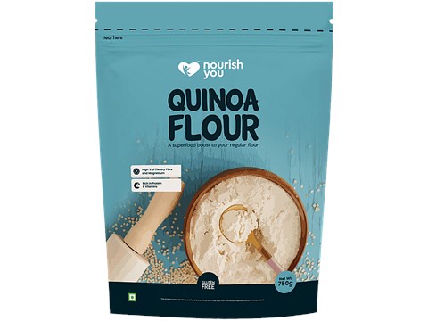 Nourish you Quinoa Grain Flour - Gluten Free, 750 g