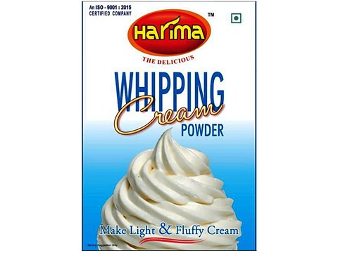 HARIMA  Whipping Cream Powder - Makes Light & Fluffy Cream, 50 g