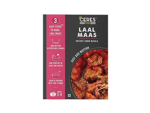 Ceres Foods Laal Maas Instant Liquid Masala - Mutton Cooking Paste, Ready To Cook Gravy, Curry Paste, 200 g