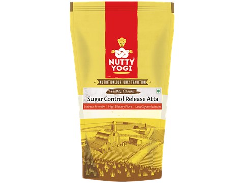 Nutty Yogi Atta - Sugar Control Release, Low Gi, 500 g