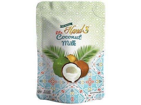 HandS Lite Coconut Milk - 12% Fat, Natural & Real Taste, 200 ml