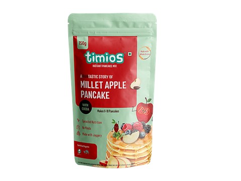 Timios Millet Pancake - Mix Apple, 150 g