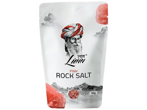 Lunn Pink Rock Salt - Fine Grain, 1 kg