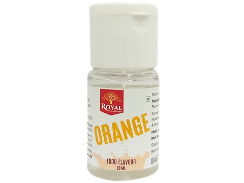 Royal Indian Foods Food Flavour - Orange, 20 ml