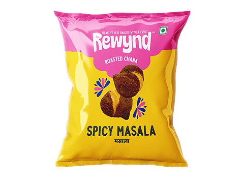 Rewynd Roasted Chana - Spicy Masala, 140 g