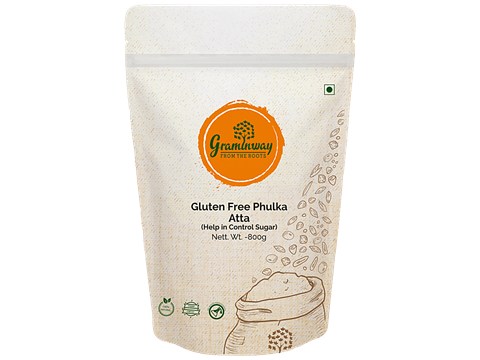 Graminway Gluten-Free Phulka Atta - Help in Control Sugar, 800 g