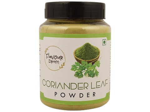 Flavour Drum Coriander Leaf Powder - Rich In Vitamin A, C, E, 200 g