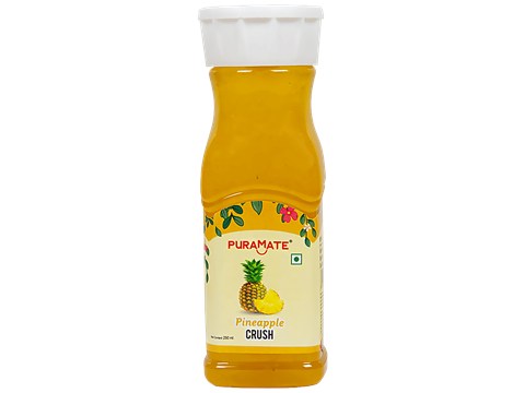 Puramate Pineapple Crush For Perfect Drink - Vegetarian, 250 ml