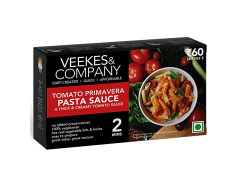 Veekes & Company Instant Pasta Sauce Mix - Tomato Primavera, 30 g
