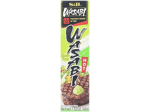 S&B Prepared Wasabi In Tube - Pungent Flavour, Authentic Taste, 43 g